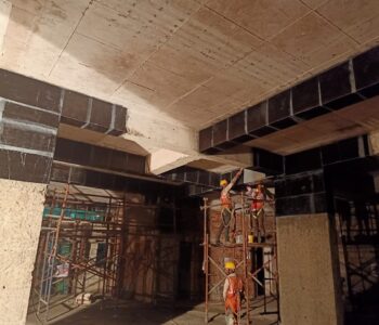carbon wrapping for beam strengthening